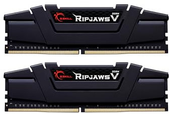 G.SKILL 16GB DDR4 PC4-32000 4000MHz Ripjaws V Black CL18 Dual Channel Kit (2x8GB) 1.35V