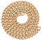 Pandahall 6.56 Feet Aluminum Curb Chains Twisted Links 16.5x13x3.5mm Light Gold Cross Link Chains for Bracelet Necklace Jewelry Making