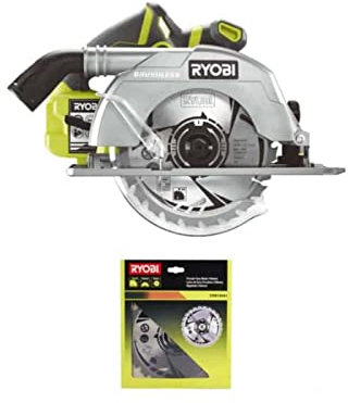 Pack RYOBI Scie circulaire Brushless 18V OnePlus 60mm R18CS7-0 - lame carbure 184mm 24 dents CSB184A1