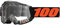 100% Ride100percent Accuri 2 Geospace Fahrradbrille, Schwarz/Orange, transparente Gläser