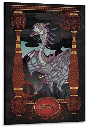 Cthulhu Mythos Monster-Poster auf Leinwand, Kunstposter und Wandkunst, Bilderdruck, modernes Familien-Schlafzimmer, Dekor-Poster, 20 x 30 cm