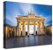 PICANOVA – Premium Leinwanddruck – Leinwandbild Berlin Brandenburger Tor 40x30cm – Kunstdruck Auf 2cm Holz-Keilrahmen Für Schlaf- Und Wohnzimmer – Kollektion Deutschland