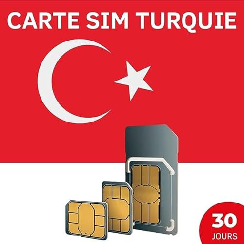 NomadBento Internet Prepaid SIM-Karte für die Türkei, 30 Tage Gültigkeit, 1 GB Daten, LTE, Vodafone Turkey