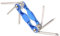 Qinsky Fahrrad Multitool,6 in 1 Fahrrad Reparatur Werkzeug Mini Fahrradwerkzeug für Fahrräder Motorräder Fahrzeuge(Blau)
