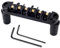 Banworks Electric Locking Roller Bridge Tune-O-Matic Roller Saddle Bridge 51,5 mm (2-1/32 Zoll) Saitenabstand für EPI Epiphone/Gibson LP Les Paul/SG/ES Style Gitarren JT/GDQQ-02 Schwarz