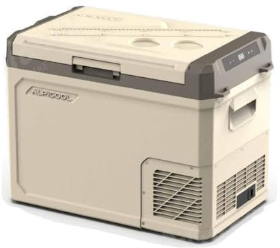 Alpicool GE40 40L Car Fridge Freezer Portable Compressor Car Refrigerator 12/24V Electric Cooler for Camping, Road Trip, Picnic, Down to -20℃