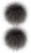 20 PCS FAUX FURS POM POM POUR LES CHAPOS - 4,7 pouces Pompoms du chapeau de tricot de bricolage moelleux avec bouton d'appui, pom bricolage Pom pour chaussures foulards Gants sacs Kelechains