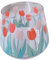 BEBEMOKO 1 Pieza tulipán de cristal tulipanes Taza de tulipán Gancho copa tulipa patrón de tulipán de vidrio copa de tulipán vaso de tulipán Verde