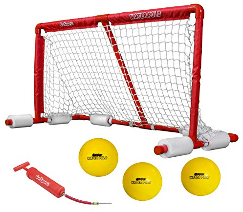 GoSports Floating Water Polo Game Set - Must-Have Summer Pool Game Includes Goal and 3 Balls