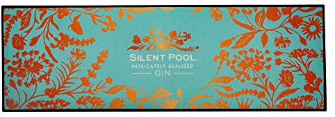 Silent Pool Gin Tapis de couloir antidérapant Taille L 60 x 20 cm