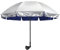 G4Free Universal Clamp On Umbrella 55 Inch Adjustable Outdoor UV Protection Beach Chair Umbrella for Strollers Wheelchairs Patio Chairs Beach Chairs and Golf Carts