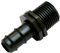 acquaverde Raccordo Portagomma e Filettato Maschio, Connettore Giunto per Tubi Irrigazione - Orto Facile (1, 16 mm x 1/2)