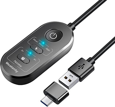 meatanty Undetectable Mouse Jiggler USB Mouse Mover with Automatic Shaking and Moving 2 in 1 Mode and Timing Functions Mouse Motion Simulator Keeps Your PC/Laptop