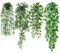 Betylifoy 4 Stück Künstliche Hängepflanzen, Eukalyptus Blätter mit Töpfen Wartungsfreie Künstliche Pflanzen Rebe für Hausgarten Indoor Outdoor Decor (Pothos)