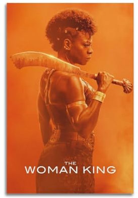 TeDe Viola Davis von Movie The Woman King Dekoratives Gemälde, Druck, Leinwand, Wandkunst, Wohnzimmer, Schlafzimmer, Poster, Gemälde, 20 x 30 cm, ungerahmt