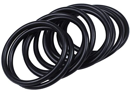 Torribala 10 PCS Schwarz Gummi Oil Seal O-Ring Dichtung Unterlegscheiben 38x3x32mm