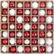 DERAYEE klein Weihnachtskugeln, 49 Stück 3cm Weihnachtsbaumkugeln Glitter Weihnachtskugeln für Weihnachtsbaum Dekoration,Weihnachtsbaumschmuck(rot&weiß&Roségold)