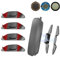 NEWZEROL 4 Stück Ersatz Metallplättchen Set Kompatibel für OOONO 2 / OOONO P-disc No 3/ OOONO Park NO2 / NO1, Stabiler, Fällt Nicht leicht ab,Doppelkleber für Elektronische Parkscheibe