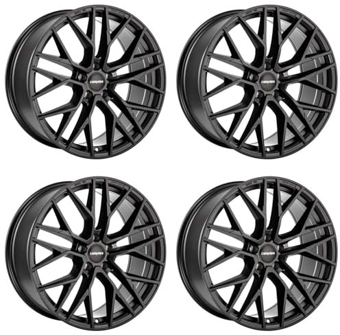 4x Carmani Felgen Alufelgen 20 Ludwig 8,0x18 ET30 5x112 black matt kompatibel mit BMW 3 5 6 7 X3 X4 Z4