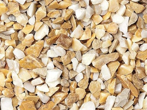 Geosism & Nature Graniglia, Granulato per Giardino, Giallo Siena 3-5 mm (1 kg)