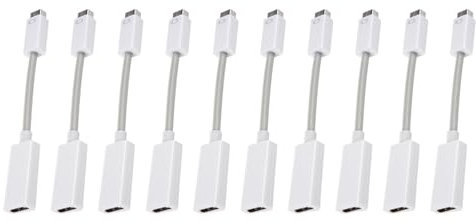 10X Blanc Cable Adaptateur Mini DVI vers pour
