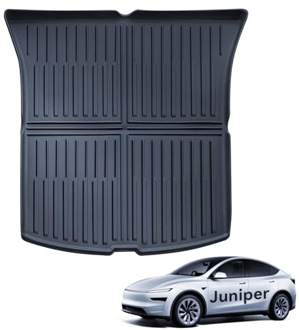 LANTU Kofferraummatte für Tesla Model Y 2025-2026 Juniper Allwetter TPE Schutzmatte Hinten Kofferraummatte rutschfest & Wasserdicht für Tesla Model Y 2025-2026 Zubehör