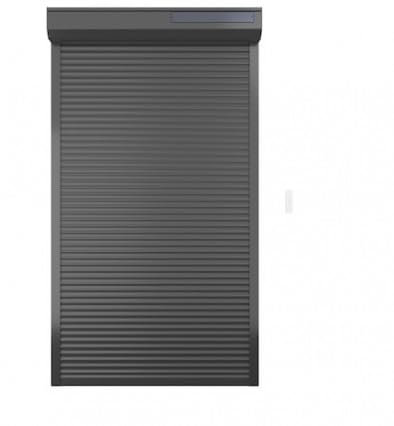 Volet solaire radio alu H 215 cm x L 120 cm Gris
