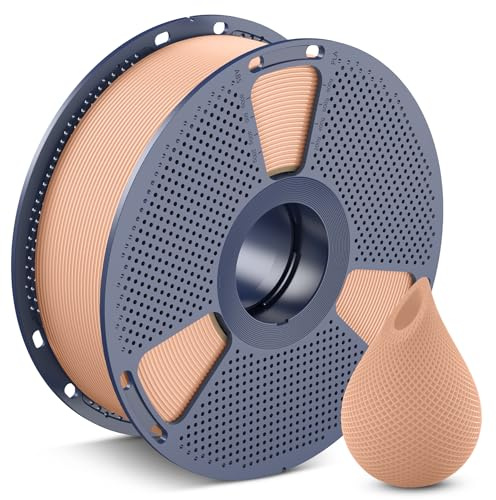 SUNLU PETG Beige Filament 1.75 mm, 3D Drucker Filament Beige PETG 1KG | Hohe Festigkeit & Zähigkeit PETG 1KG Spule (2,2 lbs) für Meisten 3D Drucker, Maßgenauigkeit +/- 0,02mm, Beige 1000g