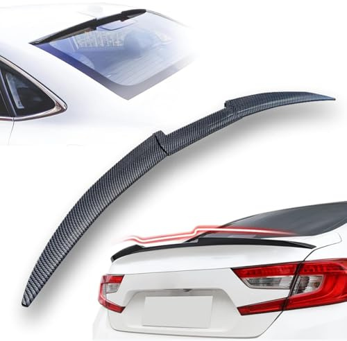 QMMMNH Auto Heckspoiler Spoiler, für Volvo V40 (2012) 2012 2013 2014 2015 2016 Autospoiler,ABS Dachspoiler Kofferraum Kofferraumspoiler,Bodykits Zubehör,B/Carbon Fiber Look
