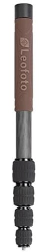 Leofoto - Monopod/Extension Pole - Both Ends Can be Used - One has ¼-inch thread for Ball Head, Other has ¼-inch Screw Hole for Mini-Tripod - GO-125