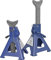 KUNZER WK 3003.1 Unterstellbock im Paar – 2 Stück 3t Traglast - TÜV/GS Sicherheitsbolzen – Hub verstellbar 303-438 mm