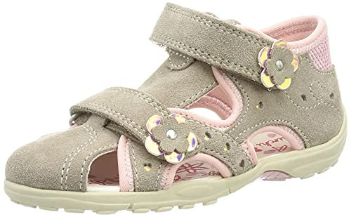 Lurchi Baby-Mädchen MOMO Sandale, Taupe, 21 EU