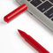 Lexon C-Pen USB-C-Flash-Speicher, 32 GB, Edelstahl für Clip, ABS-Hauptteil (Rosso)