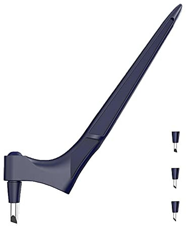 SIKAMARU Craft - Herramienta de corte de precisión de acero inoxidable con hoja giratoria de 360 grados, herramienta de corte para manualidades, scrapbooking (3 cabezales)