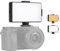 Fututech 104 Del 3200K / 5600K Éclairage Photographique Rechargeable Lumière de Remplissage Réglable pour Canon Nikon Pentax Panasonic Sony Appareil Photo Numérique Caméscope