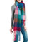 Schal Damen Winter Frühling,Dicke Lange Schals mit Quasten,Weiche übergroßer Poncho Damen Schultertuch,Bunt Kariert Schal für Damen Tücher,Kariert Schal Regenbogen Blau Rosa xxl
