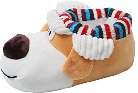 JOMIX Pantofole Donna Divertenti Invernali Ciabatte Ragazzi Simpatiche Peluche Animali Cane MU7336 (39/40)