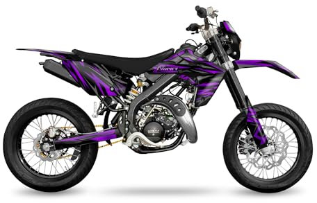 Arider Dekor (Aufkleber) für Rieju MRT 50/125 (2009-2021) | Spark Edition (Lila)