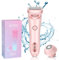 Divanity Skin Glow Pro Rasierer,2 in 1 Intimrasierer für Frauen,Elektrisch Rasierer mit IPX7 Wasserdicht,Schmerzlos Epilierer,Kabelloser UBS Nass/Trocken Epilierer für Gesicht Bikini Beine Arme (Rosa)