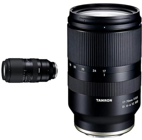 TAMRON 50-400mm F/4.5-6.3 Di III VC VXD (Model A067), Objektiv für Sony E-Mount, A067S & 17-70mm F/2.8 Di III-A VC RXD Zoom-Objektiv für spiegellose APS-C-Systemkameras - für Sony E-Mount