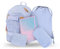 Baagl Schulrucksack Set Mädchen 5-Teilig, Schultasche ab 3. Klasse, Grundschule Ranzen mit Brustgurt, Ergonomischer Schulranzen (Skate Lilac)