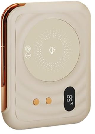 Salyeeluly Scaldatazze intelligente, scaldabevande elettrici,Riscaldamento efficiente Scaldatazze a 3 impostazioni di temperatura - Scaldatazze Doppia Funzione Scaldacaffè per Caffè, Candela, Tè al