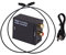DOMYBEST Convertisseur Numérique-Analogique Audio Adaptateur avec Câble Audio Optique Toslink Coaxial Optique vers RCA L/R Audio Stéréo
