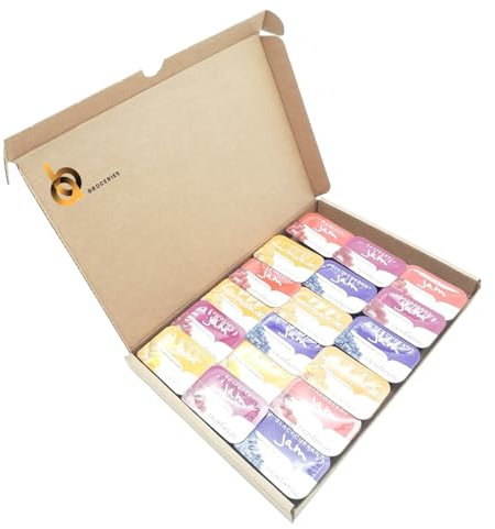 Jam Marmalade Individual Assorted Single Portions Mixed Flavours Selection (18 Portions)