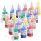 infactory Batik Farbe: 18er-Set Textilfarben in Gelb, Orange, Rot, Lila, Blau, Grün, je 30 ml (Batikfarbe Set, Textilmalfarben, Waschmaschine)