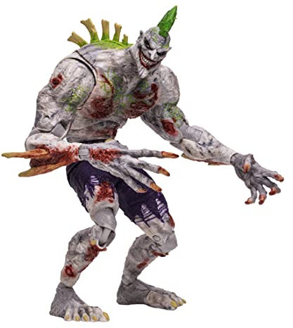 McFarlane Toys, DC Gaming Titan Joker Mega Action Figure with 22 Moving Parts, Collectible DC Arkham Asylum Game Figure with Stand Base and Unique Collectible Character Card – Ages 12+