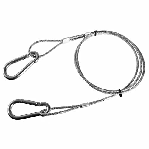 2x Sicherungsseil 100cm für Garagentorfedern Garagentor Garage Zugfeder Paar Ersatz Feder Universal