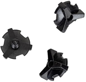 Kingke 3 Stück Motorradhelmschrauben Motorradhelmschrauben Helmzubehör Schraubensatz Universal Kunststoffschraube Kunststoffhelmschrauben