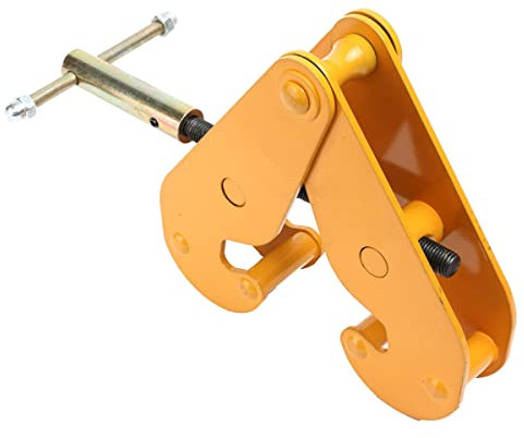 CDZHLTG Pinzas Para Vigas Metálicas, Abrazadera para Levantamiento 1 Tonelada (2000 libras) Grapa para Viga, Suspensiones de Viga de Servicios Pesados Rango de Apertura de 75mm- 220mm
