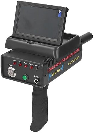 Natudeco Metalldetektoren Für Erwachsene, Professioneller Golddetektor Mit Höherer Genauigkeit Und Faltbarem Bildschirm, Professioneller 3D-Metalldetektor Mit Extrem Großer Reichweite(EU-Stecker)